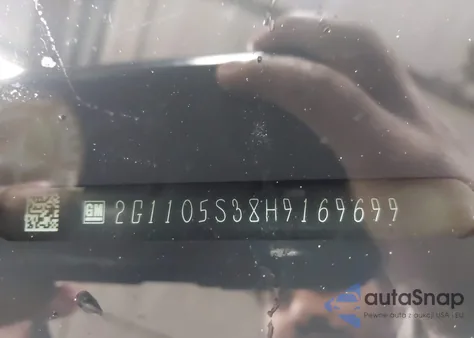 2017 Chevrolet Impala 1Lt from USA, damaged, VIN 2G1105S38H9169699